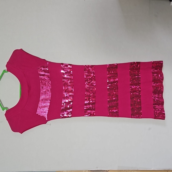 Express pink sequin dress Size xs - Picture 2 of 5